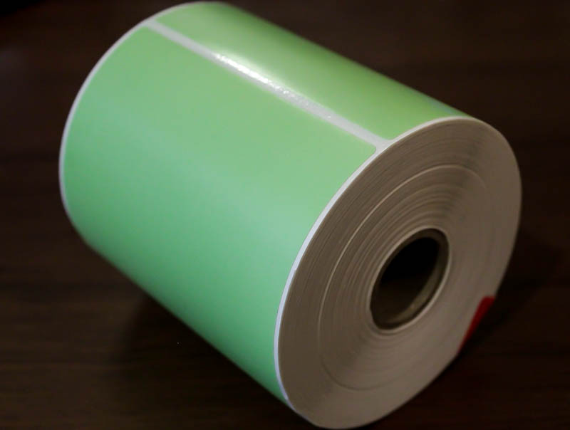-4x6 Pale green tire labels (Pack of 5 rolls)