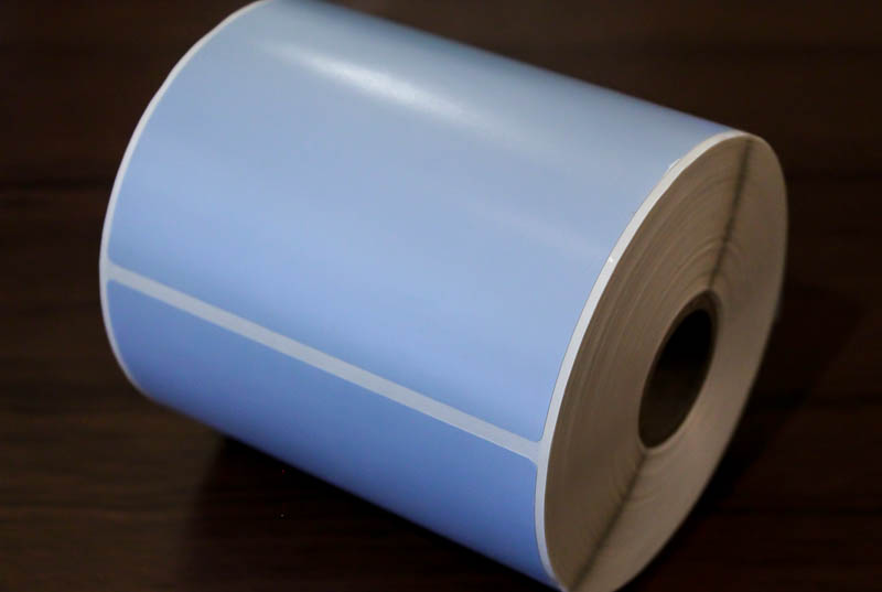 -4x6 Pale blue tire labels (Pack of 5 rolls)